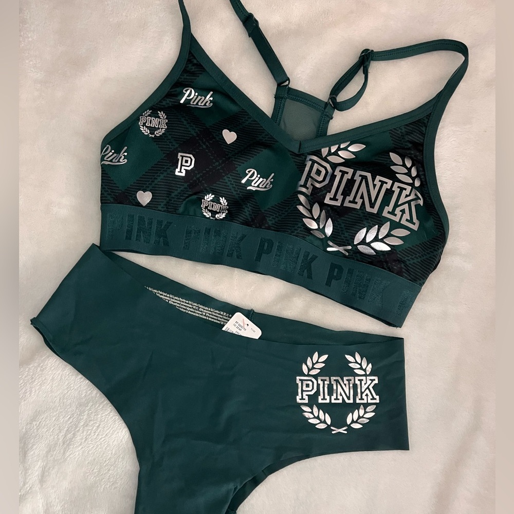 💚NEW Victoria’s Secret PINK bra set